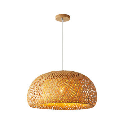 Bamboo Woven Simple Japanese  Pastoral Chandelier