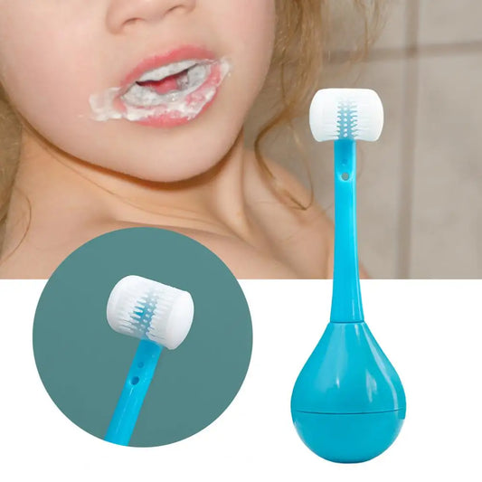 Three-Sided Children Toothbrush